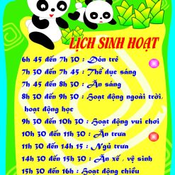 Lịch sinh hoạt BB4058