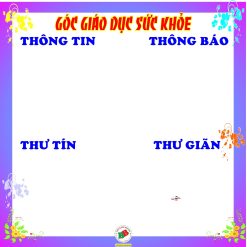 Góc giáo dục sức khỏe BB4036