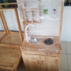 Kệ bếp gỗ cao su hậu MDF BB3108