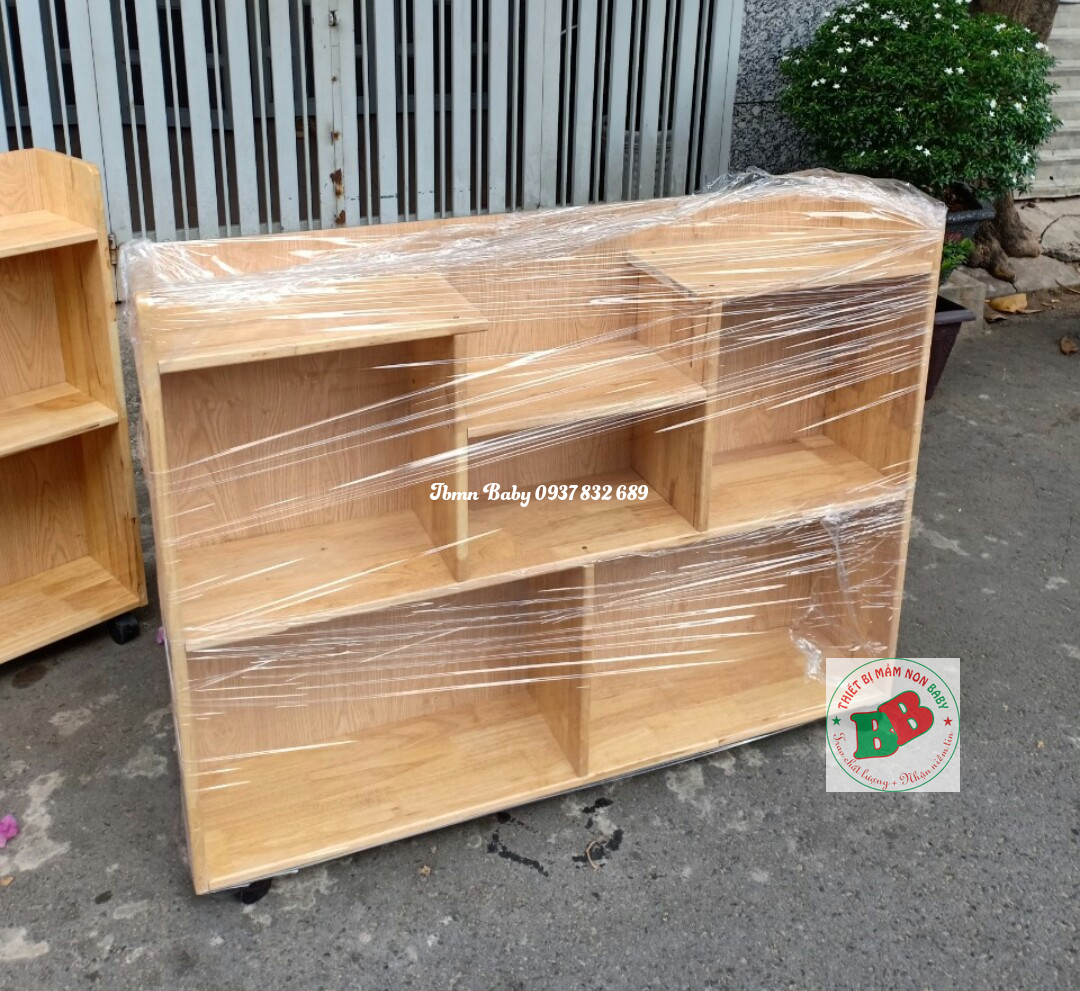 Kệ gỗ cao su BB3058