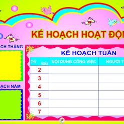 Kế hoạch hoạt động nhà trường BB4009
