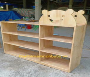 Kệ gấu gỗ cao su BB3084A